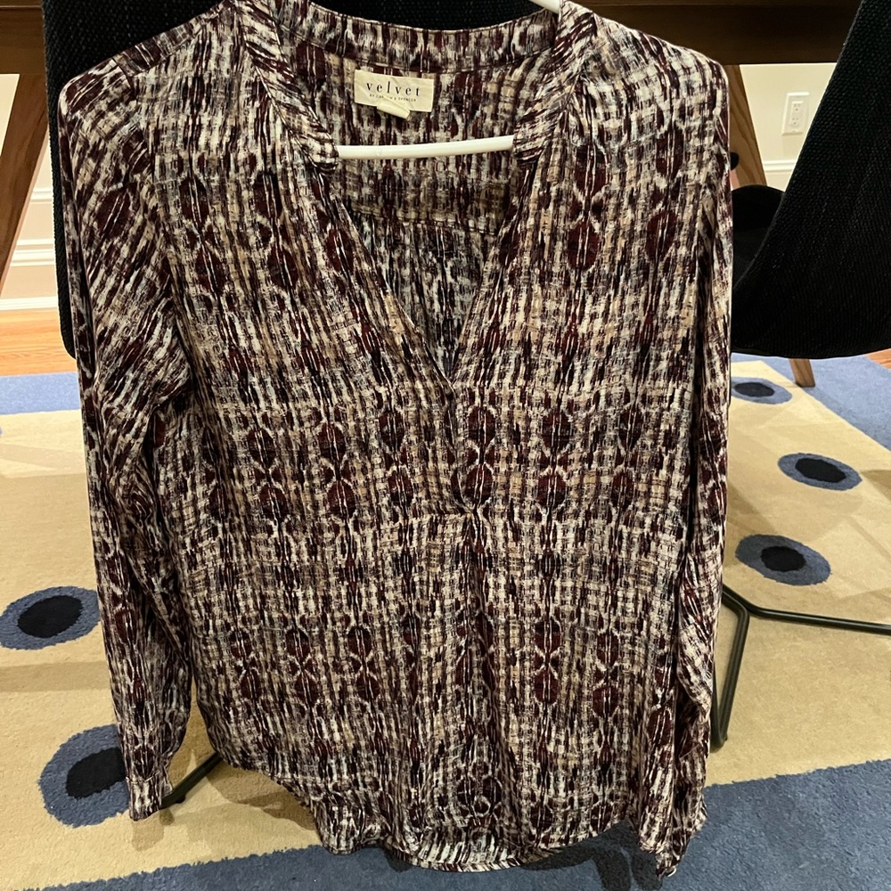 Beautiful Velvet blouse. Worn twice.